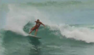 Breaka Burleigh Pro での Bede ライディング映像