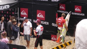 Quiksilver pro Round2 Heat1