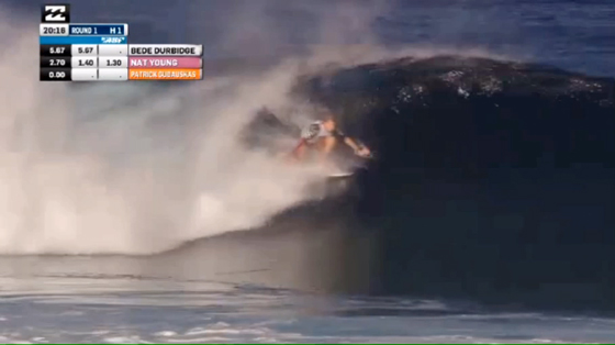 BILLABONG PRO TAHITI ラウンド1 Bede Durbidge（ビード・ダービッジ）