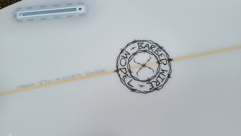 Mt woodgee surfboards　Barbed Wire モデル